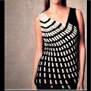 CAbi Geometric Print Sleeveless Top